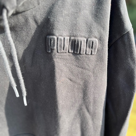 Mens Xxl Puma Black Drawstring Hoodie great condition - Picture 5 of 7